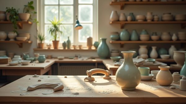 Céramique artisanale : entre atelier créatif et objets du quotidien
