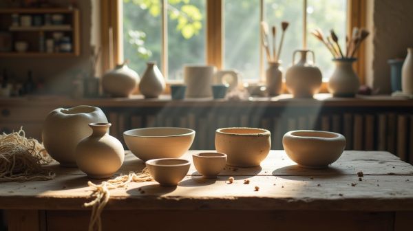 Céramique artisanale : entre atelier créatif et objets du quotidien